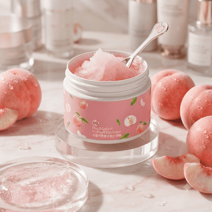 Peach Extract Fruit Acid Exfoliating Face Gel Cream