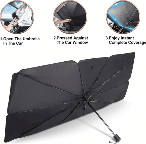 Foldable Car Windshield Sun Shade Umbrella