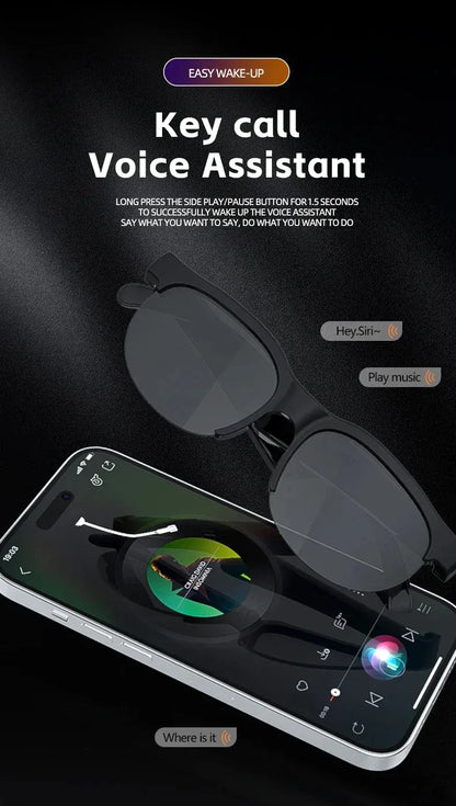 GS8 - Wireless Bluetooth Smart Glasses